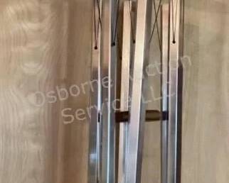 Several windchimes (all displayed inside)