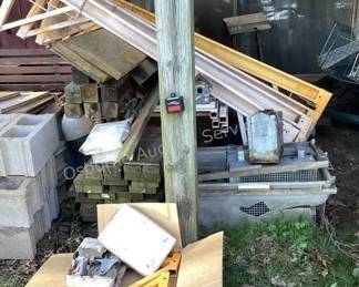 Scaffolding, treated lumber & more