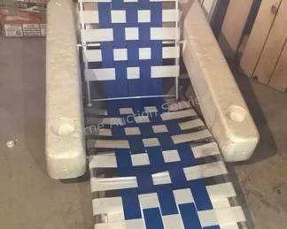 Vintage pool lounger