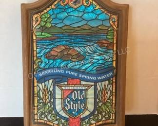 Old Style beer sign (plastic)