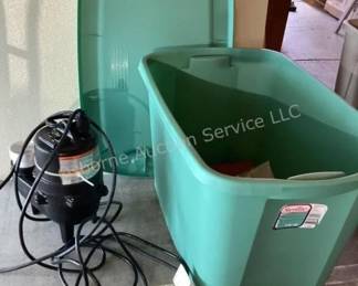 New sump pump