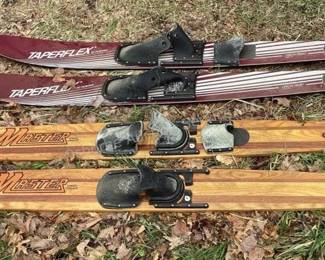 Vintage water skis