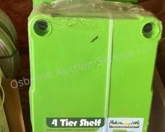 NIB plastic shelving
