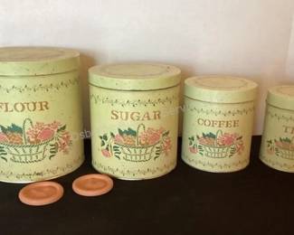 Vintage canister set