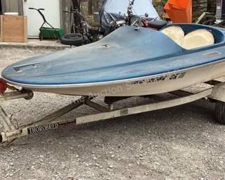 1975 G-W Invader 2 seat mini speed boat