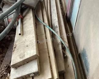 Variety of treated boards