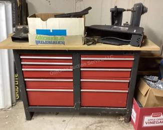 Tool cabinet & lathe
