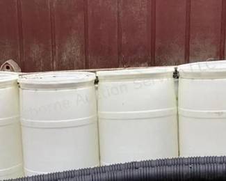 Plastic barrels