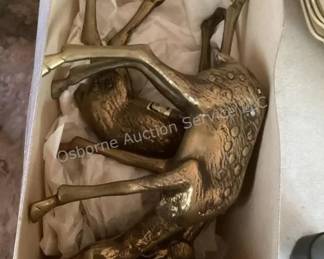 Brass deer