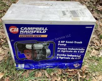 Campbell Hausfeld 4 HP semi-trash pump