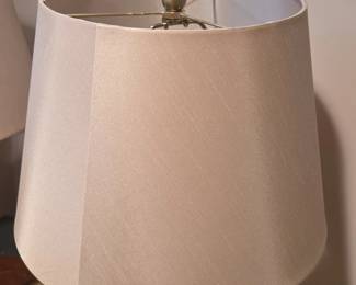 Vintage Crackle Glass Stacked Ball Table Lamp second image