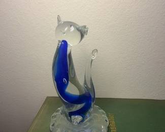 Murano Glass Cat Figurine second image