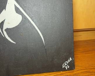 Abstract Silhouette Portrait Painting second image