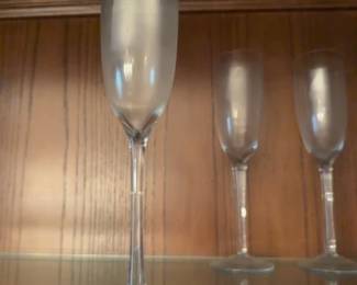 International Silver Company Chateau Flute Champagne Glasses second image