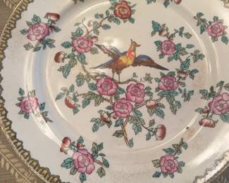 Old Bow Devon Ware Plate by J.  G. Meakin