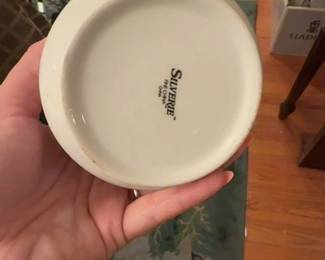 Silverite Fine China Sugar Bowl with Lid second image