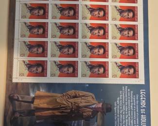 Humphrey Bogart Legends of Hollywood Souvenir Sheet