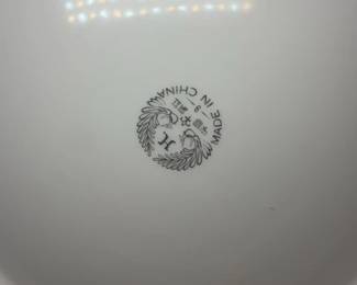 Fine China Dinner Plate with Floral Motif  Crown Victoria Lovelace second image