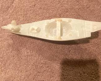 Egyptian Alabaster Boat Figurine third image