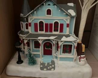 Department Snow Village Victorian Christmas House