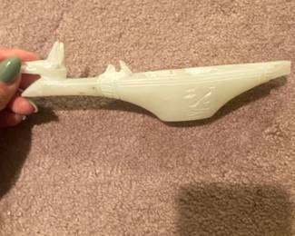 Egyptian Alabaster Boat Figurine second image
