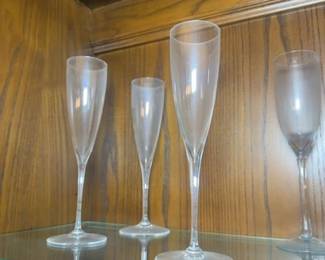 Baccarat Dom Perignon Champagne Flutes Set of 