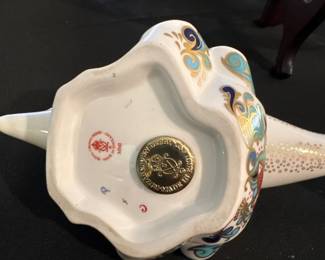 Royal Crown Derby Striped Dolphin Porcelain Figurine third image