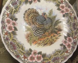 Queens Thanksgiving Pattern Plate by Myott