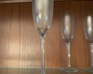 International Silver Company Chateau Flute Champagne Glasses