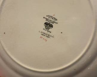 Old Bow Devon Ware Plate by J.  G. Meakin second image
