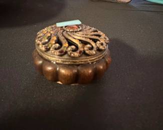 Jay Strongwater Ornate Hinged Trinket Box