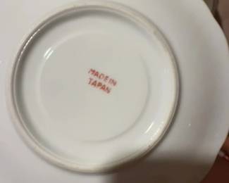 Porcelain Saucer with Pink Roses, Made in Japan second image