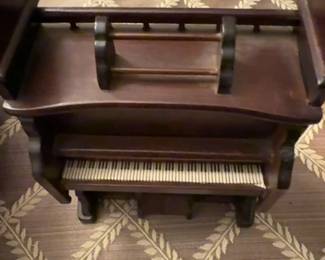 Victorian Style Miniature Upright Piano Music Box second image