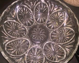 Anchor Hocking Cameo  Star Footed Bowl