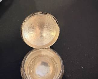 Ornate Metal Trinket Box with Lid third image