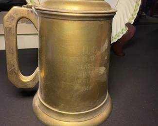 Brass Lidded Tankard, W.H.L.G. Match Play Class Winner E. Wilder