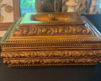 Ornate Gilded Decorative Box second image