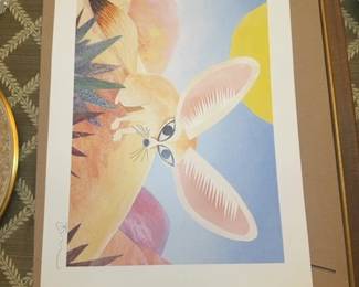 Fennec Fox Print by Peter Max