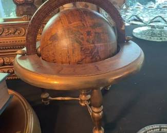 Vintage Old World Zodiac Globe second image