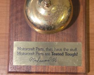 Muhammad Ali Tested Tough Motorcraft Parts Commemorative Bell