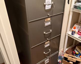4-drawer file cabinet