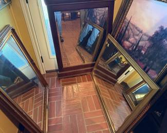 framed wall mirrors