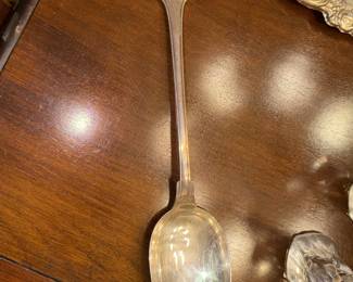 Christofle silverplate serving spoon