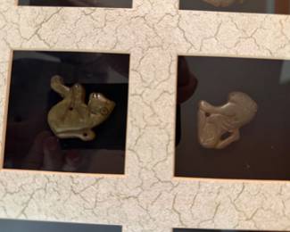 jade-ish Chinese zodiac animal figurines