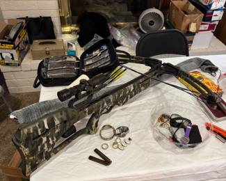 Cross Bow with quiver & arrows