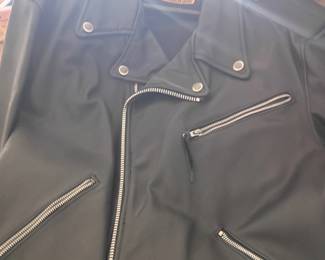 Vintage Harley Davidson Jacket Leather Black 