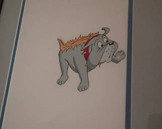 Spike the Bulldog Framed vintage Art Cells Tom and Jerry