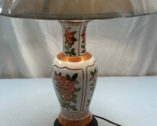 Berry Metallic Detail Lamp