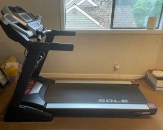 Sole F80 Tread Mill  Dissassembled For Easy Moving