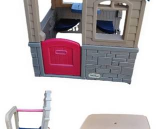 Little Tykes Toddler Playhouse, Slide And Picnic Table